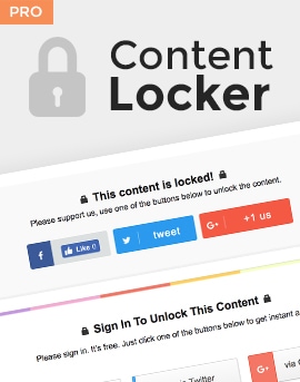 Content Locker Pro – Premium WordPress Plugin